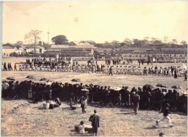 “广东省大运动会”运动员入场。资料图片 “广东省大运动会”运动员入场。资料图片